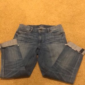 27/4 Loft Relaxed Skinny jeans